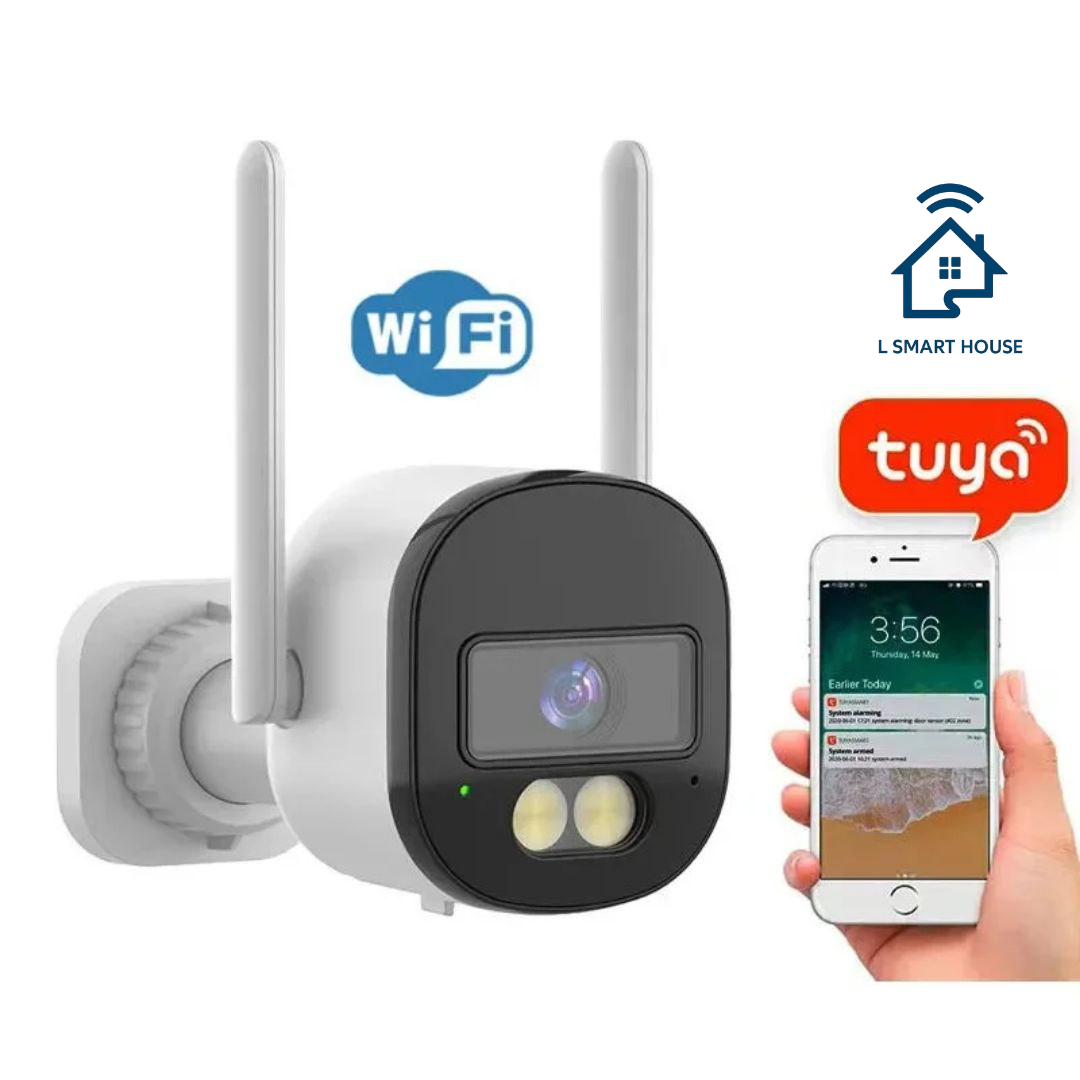 Câmera Tuya Smart 3MP, 4MP e 5MP WiFi Prova de água 