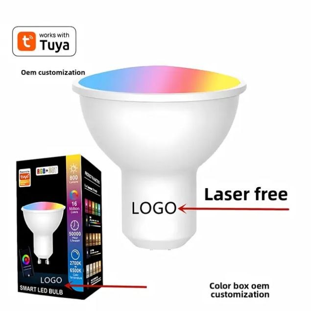 Lâmpada Wi-Fi Inteligente Tuya