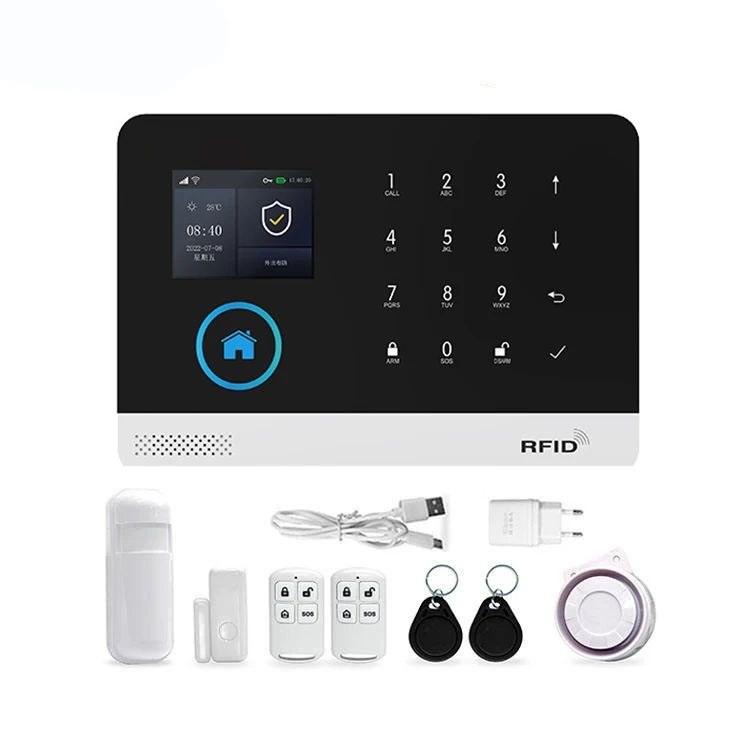 Sistema de Alarme WiFi e GSM Tuya Smart