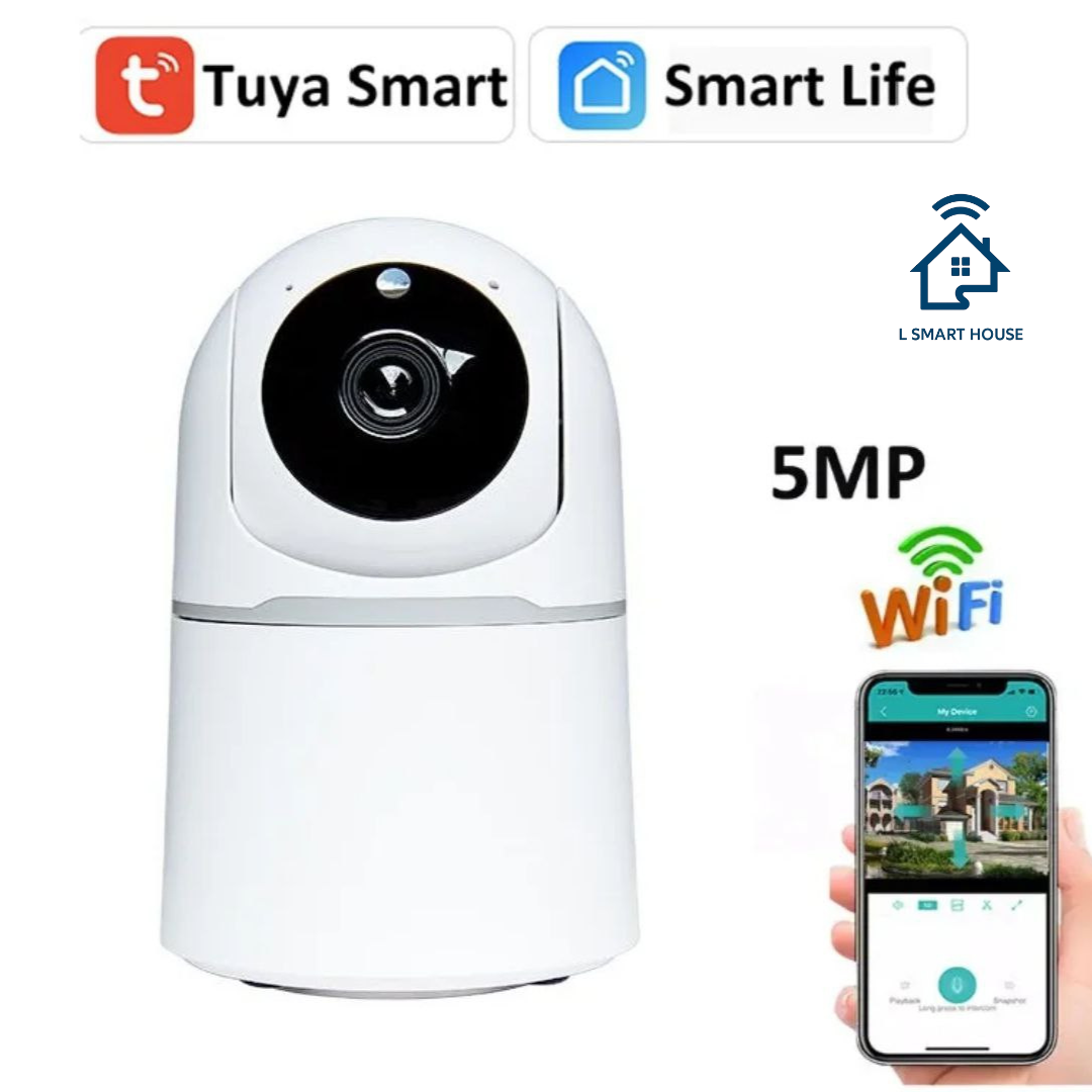 Câmera Tuya smart 3MP e 5MP sem fio com porta RJ45 WiFi