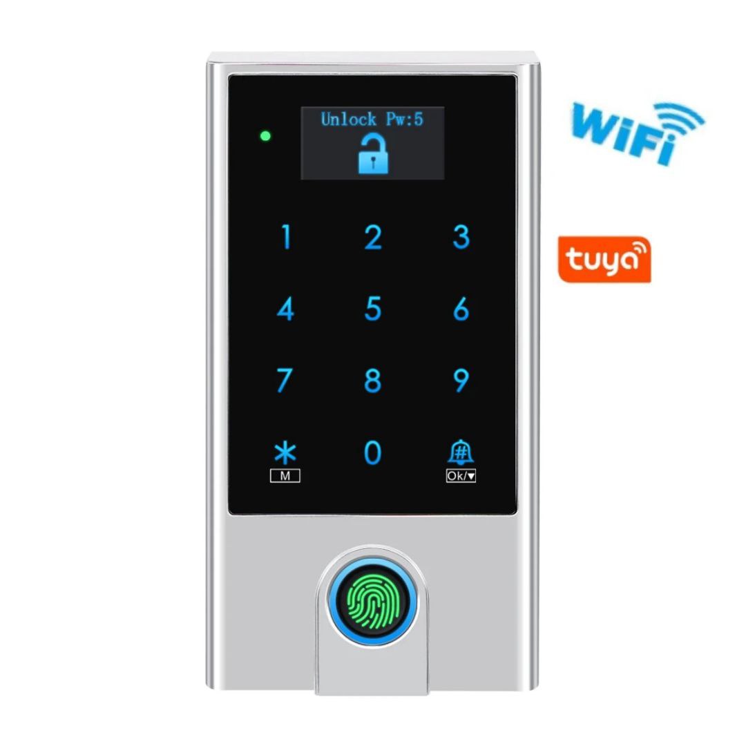 Controle de Acesso Inteligente Tuya com Tela OLED à Prova d'Água e WiFi