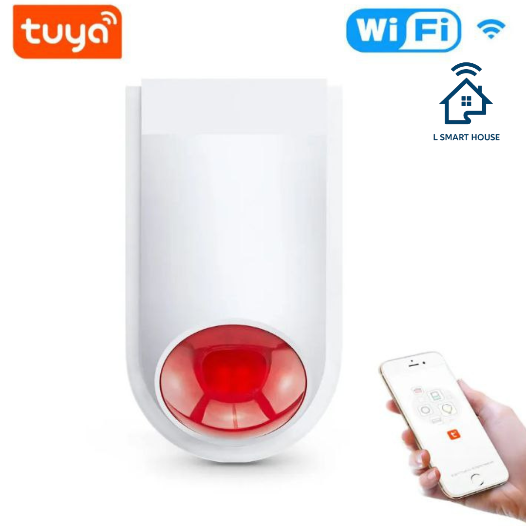 Sistema de alarme de sirene exterior Tuya Smart WiFi