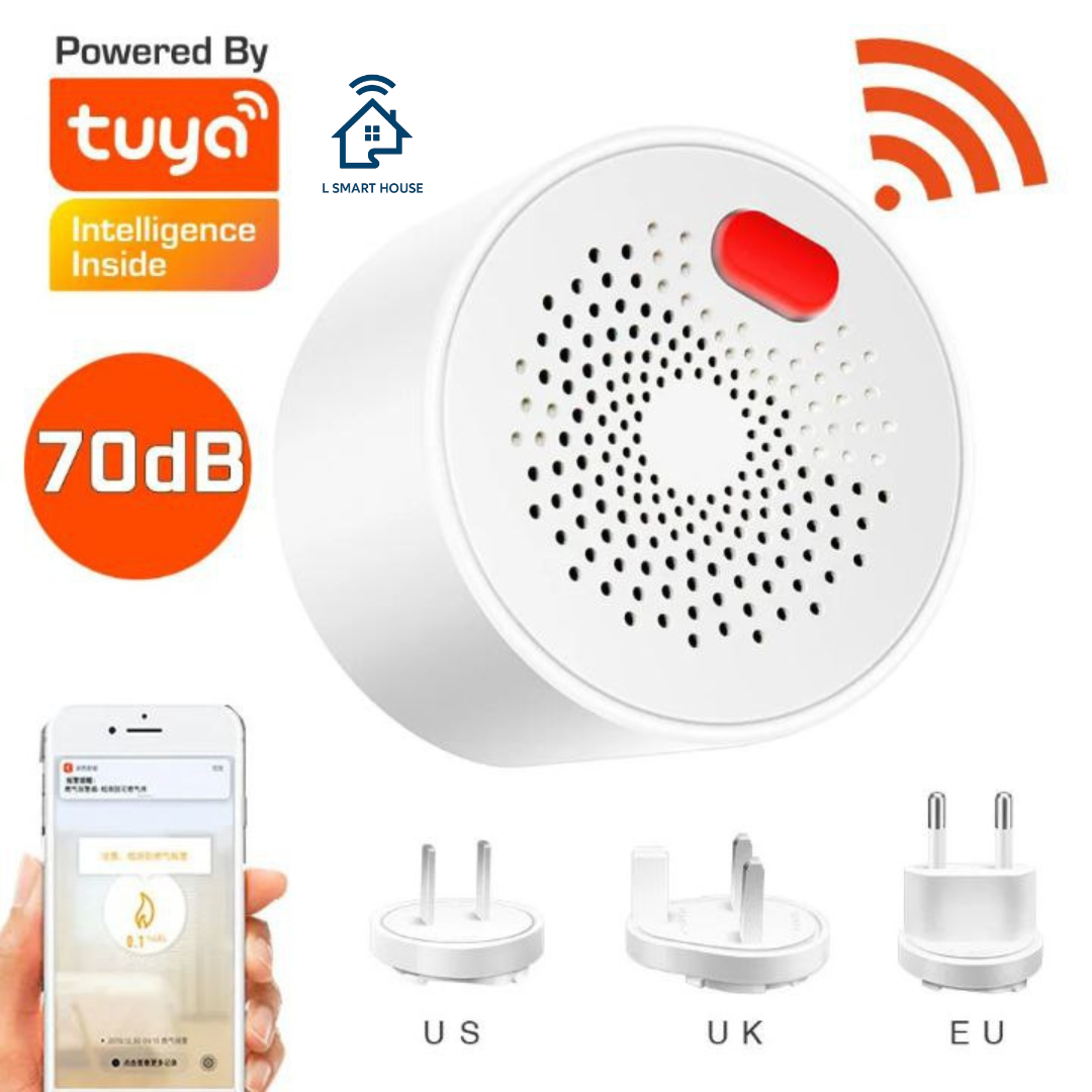 Sensor de gás inteligente Tuya WiFi