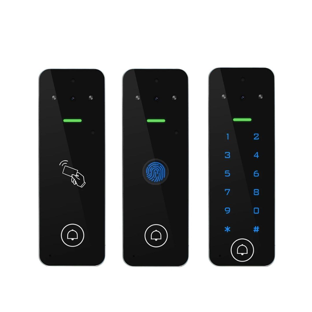 Interfone de vídeo com teclado touchscreen à prova d'água Tuya WiFi para controle de acesso