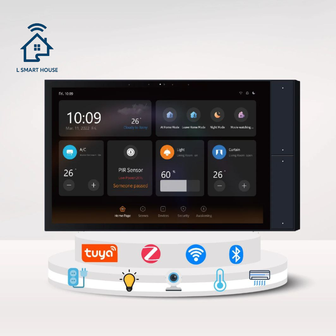 Painel de controle 10 polegada wifi/zigbee tuya