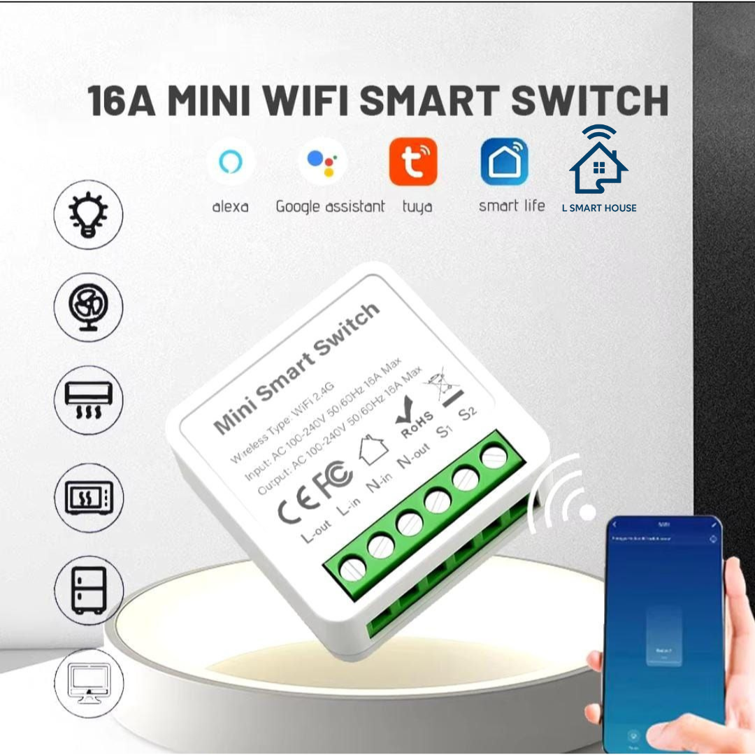 Mini switch Simples inteligente tuya wifi